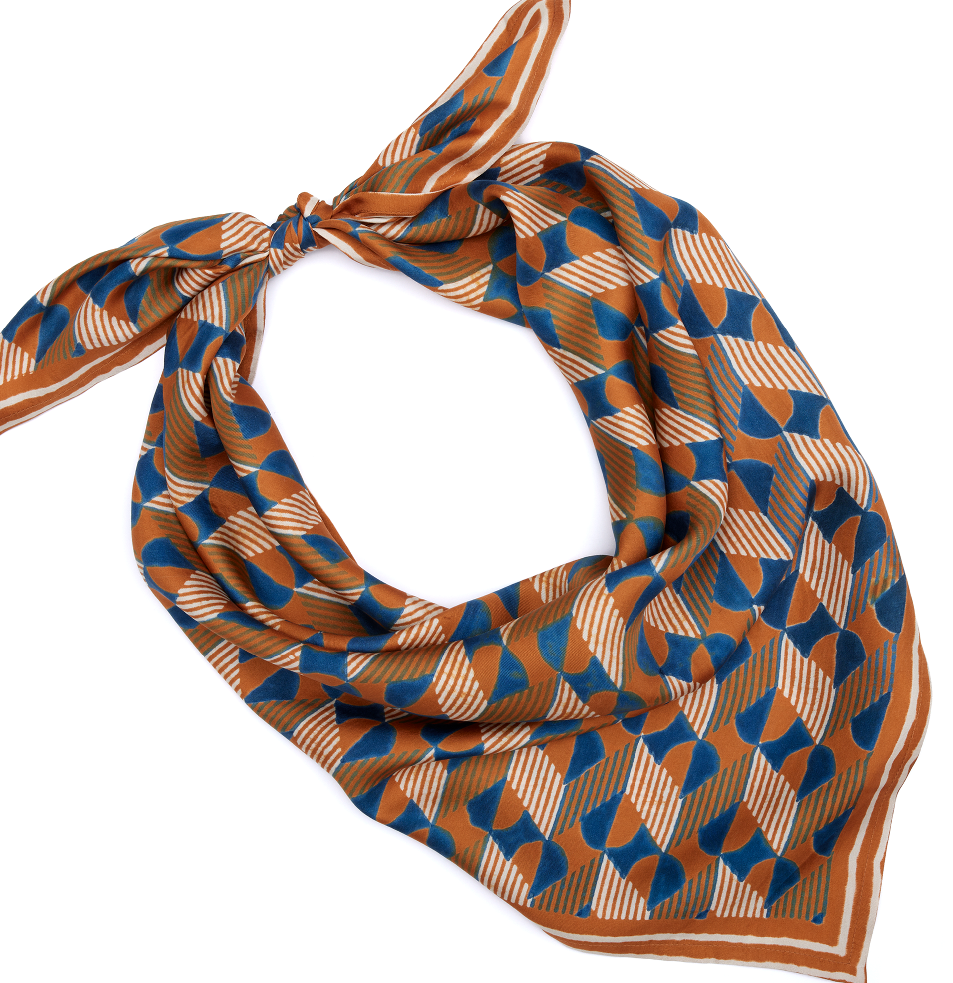 Dolomite Silk Scarf | Copper