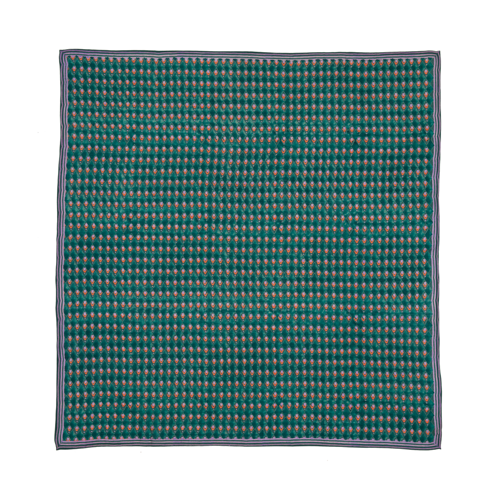 Juniper Tulips Square Scarf