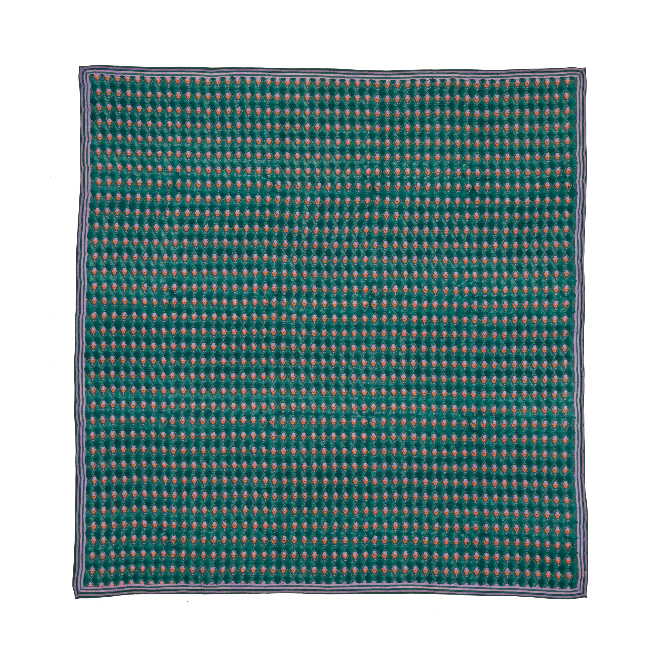 Juniper Tulips Square Scarf