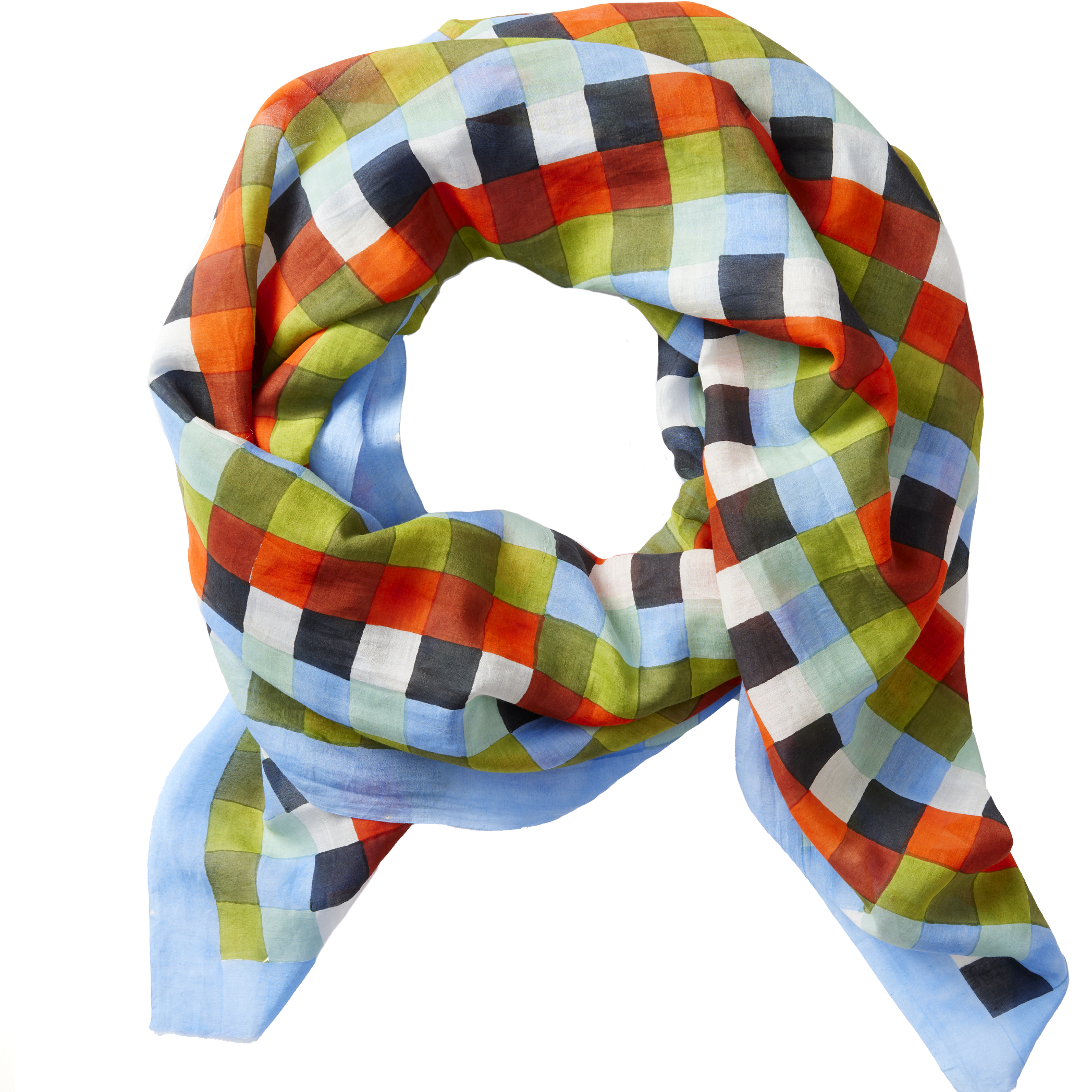 Primary Split Bars Long Scarf